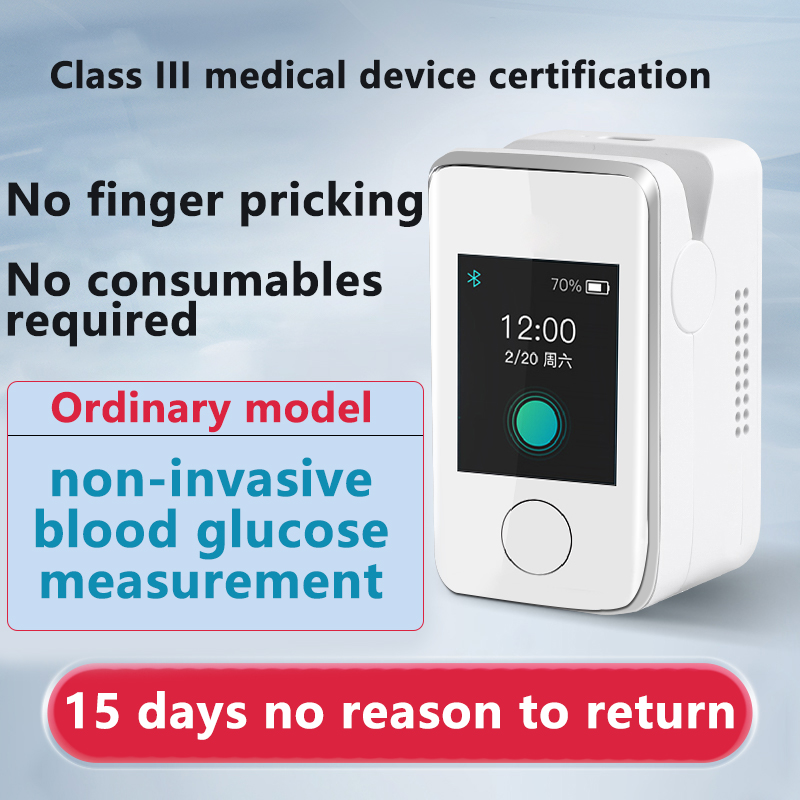 Selectarea limbii romane, detectarea glicemiei, detectarea ritmului cardiac, detectarea temperaturii corpului, înregistrarea datelor, ecran tactil mare, conexiune Bluetooth